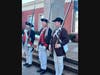 Musket men waiting for safety inspection. L-R:  Sean Carrigan, Barry Schwoerer, SC SAR Compatriot 
