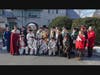 Members of Sons, Daughters and Children of the American Revolution participating in the Commemoration of the Battle of Cowpens