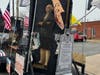 Front of float
