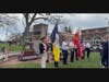 Combined color Guard presenting Colors.  Color Guard composed of members of VFW Post 1177, USMC League Loudoun County, and Sgt Maj John Champe Chapter Virginia SAR