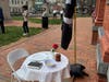 POW/MIA Flag and Missing Man table