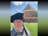SMJC Historian David Welker in front of the Williamsburg Magazine, the place where the gunpowder incident started
