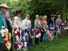 Presentation of Wreaths representing multiple chapters of DAR and SAR from Maryland and Virginia
