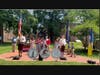 SAR Presenting colors with the Rev. John Marks Society C.A.R preparing to lead the Pledge of Allegiance
