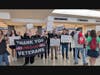 a sample of people greeting Veterans