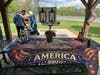 Sample of five banners commemorating the 250th Anniversary of the United States