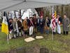 Representatives of NY and Virginia SAR participating in the grave markings.  names are listed in the article