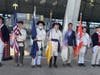 Members of multiple Sons of the American Revolution Chapters from Northern Virginia.  Sgt Maj John Champe members on left:  Ken Bonner, Mark Sink