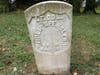 Headstone of Patriot Spengler noting he served in the War of 1812 as a Lt Col