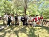 The Virginia SAR Color Guard with the Monocacy/Old Line Fife and Drum Corps