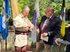 Host Chapter president Ken Bonner (Left) and National SAR President Michael Elston (right)