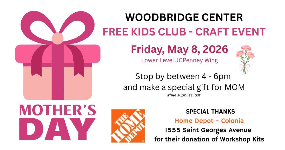 Free Kids Club - Mother's Day Craft Event