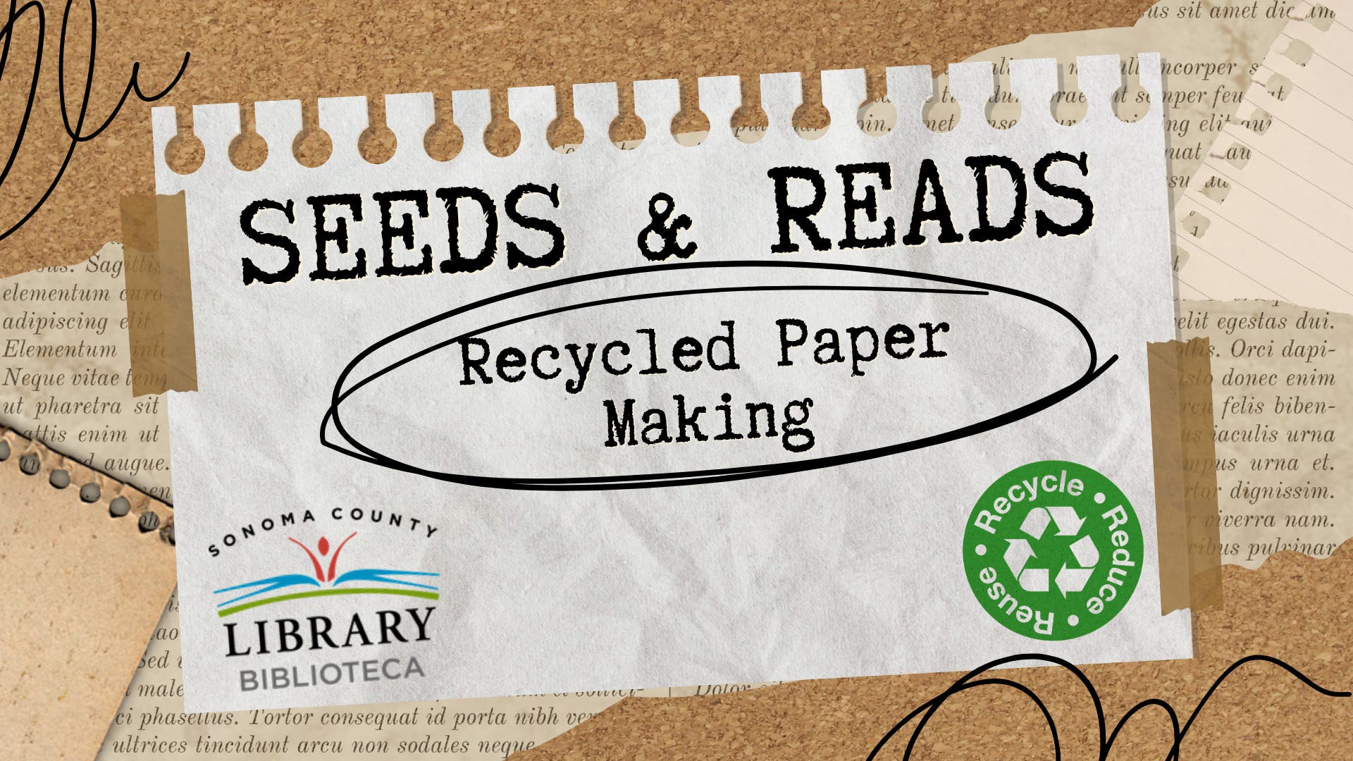 Seeds and Reads: Recycled Papermaking
