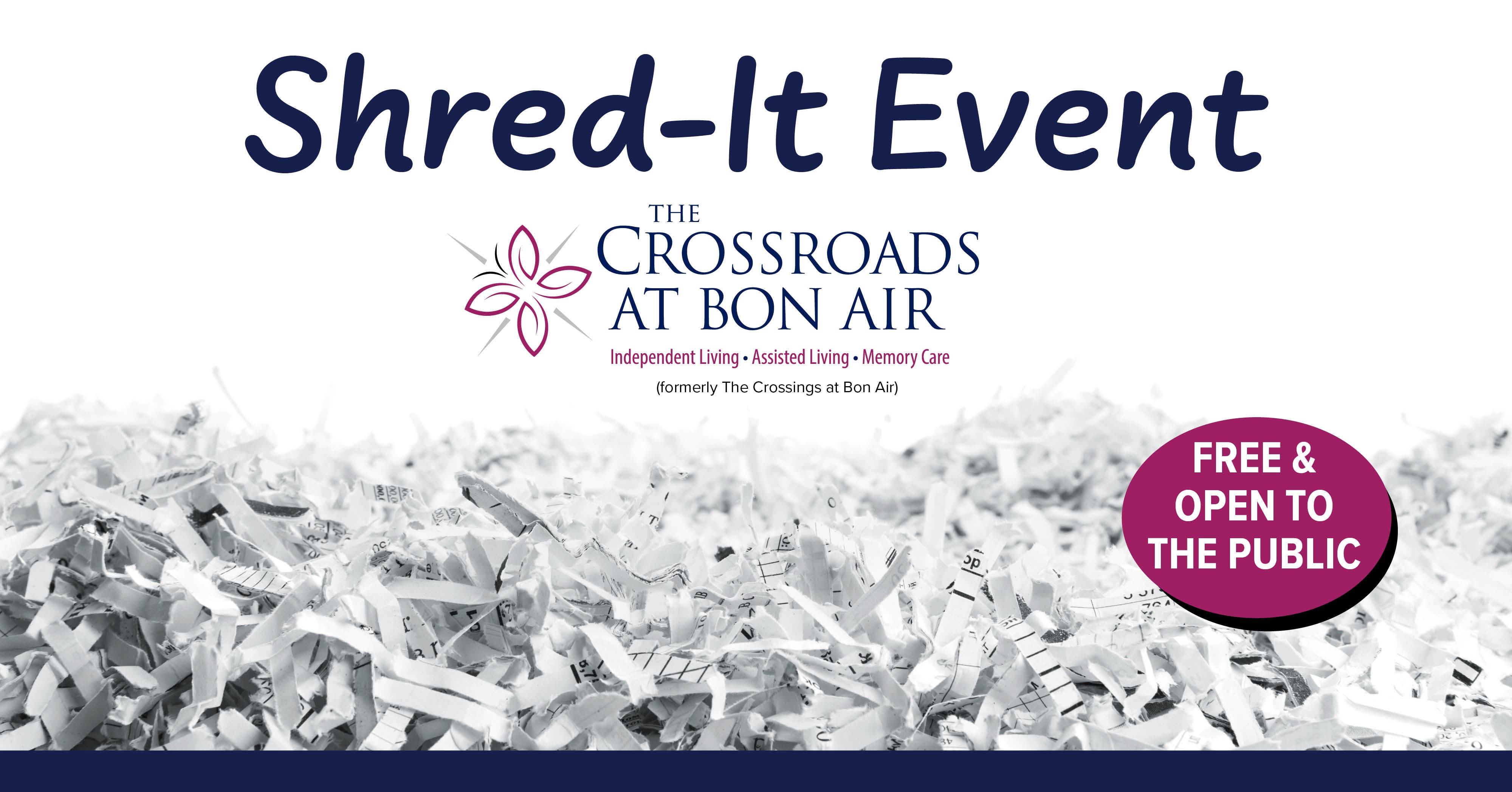 Free community Shred-it event at The Crossroads at Bon Air