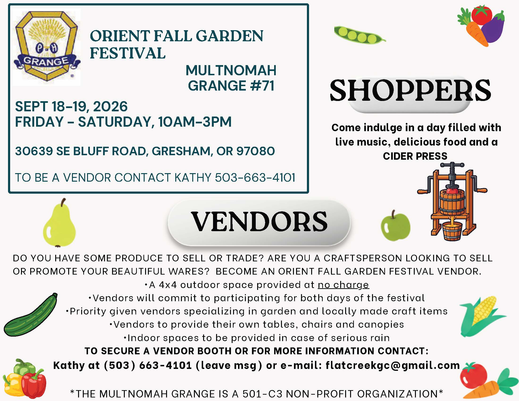 Orient Fall Garden Festival