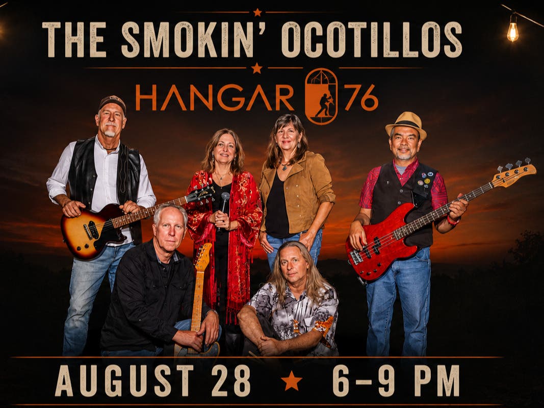 The Smokin' Ocotillos Rock The Hangar 76