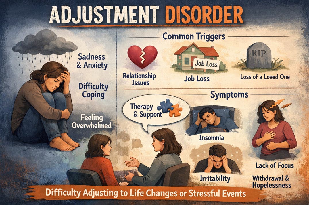 Adjustment Disorder: Causes, Symptoms, and Holistic Treatment