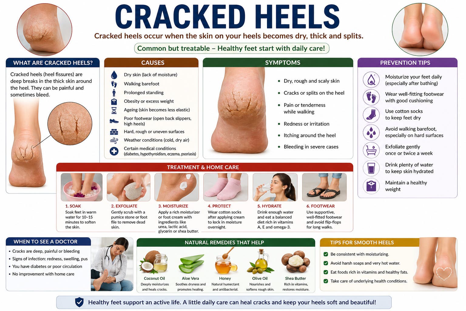 Cracked Heels: Understanding the Causes and Natural Treatment Approaches