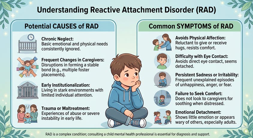Reactive Attachment Disorder (RAD): Causes, Symptoms and Treatment approaches