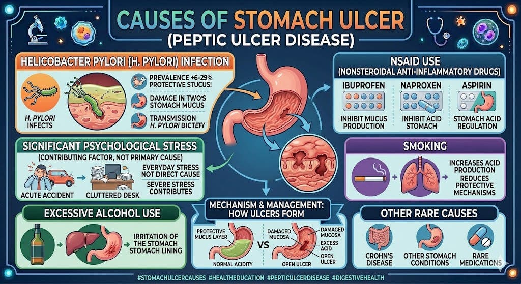 Stomach Ulcer: Causes, Symptoms, and Holistic Treatments