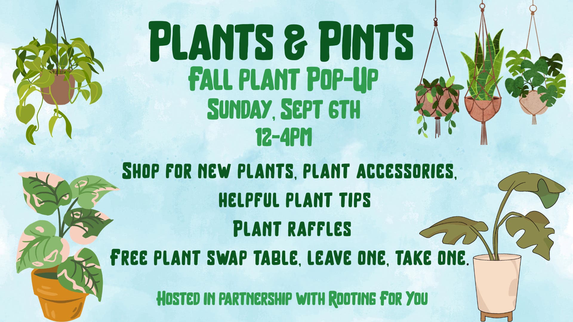 Plants & Pints Fall Popup