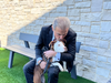 Owner Steve Phillipos with Birdie