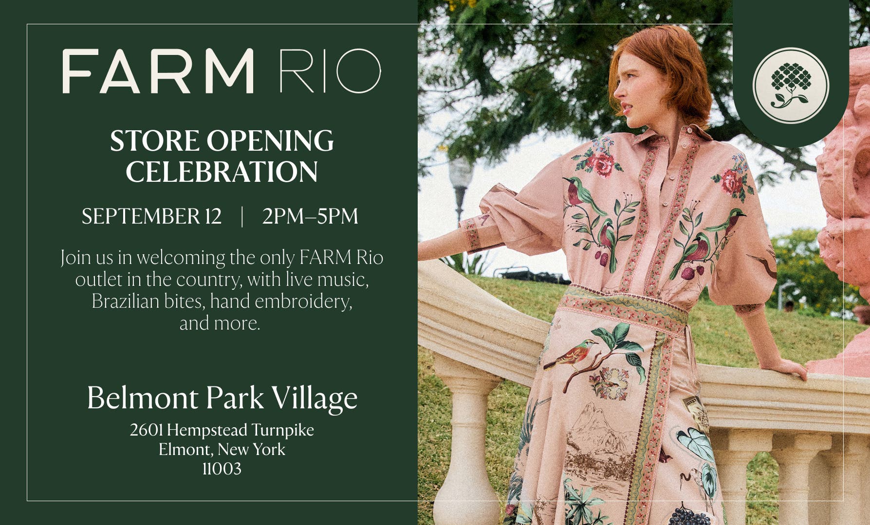 Belmont Park Village Store Opening Celebration for FARM Rio Boutique