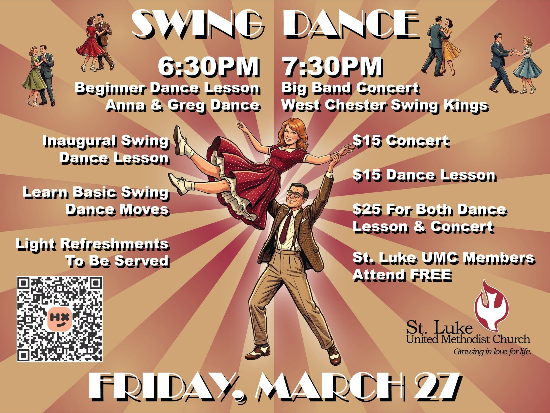 Mar 27 | SWING DANCE! Workshop & Live Big Band Concert | West ...