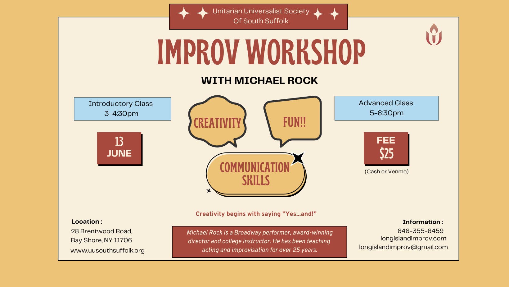 Improv Workshop - Beginners and Advanced