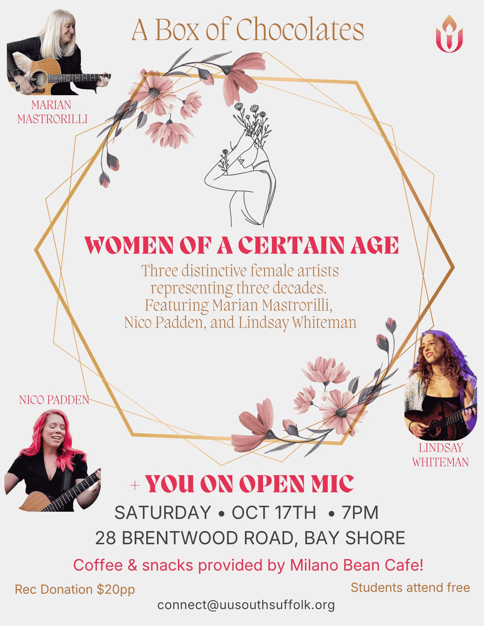A Box of Chocolates presents "Women of a Certain Age" + Open Mic