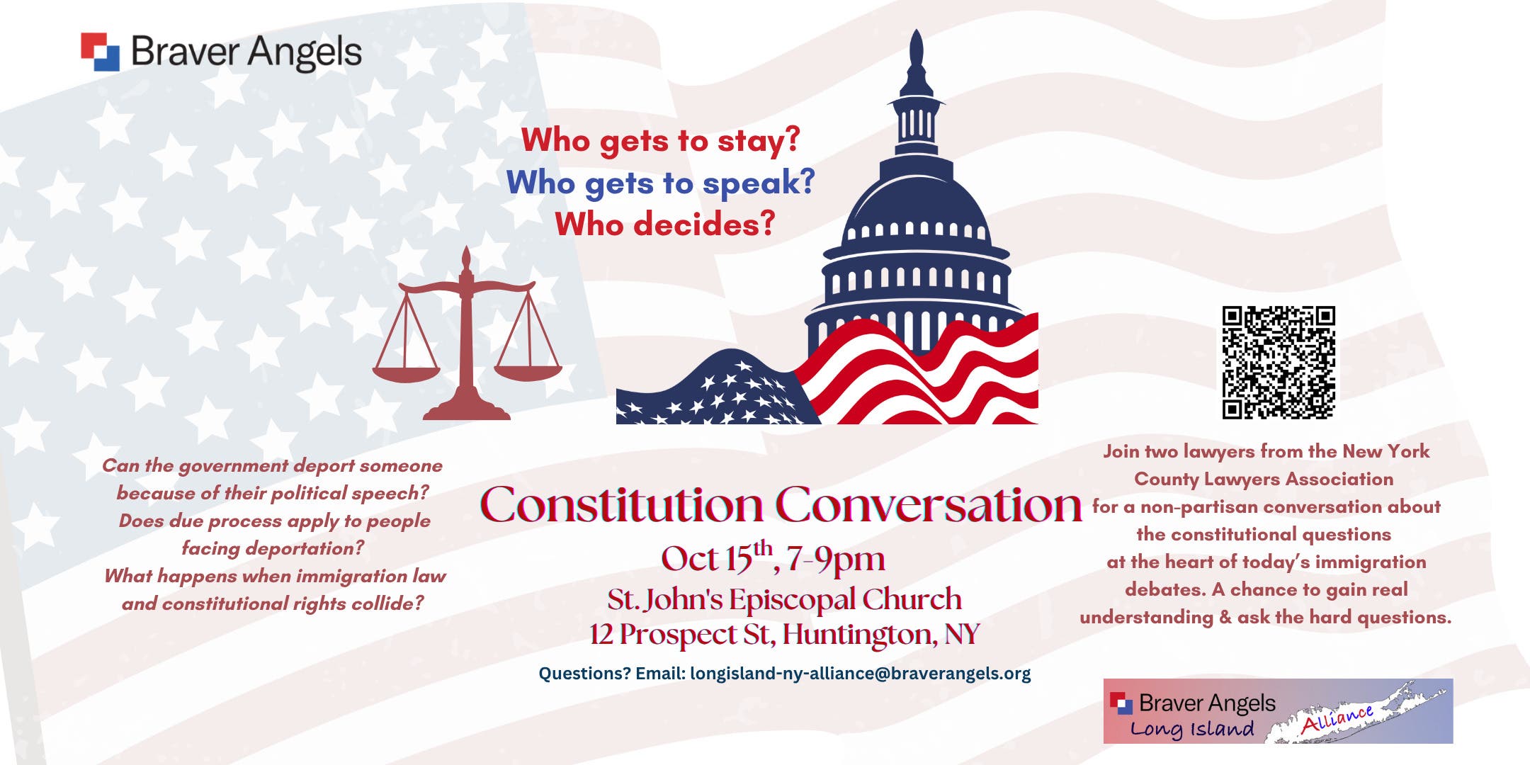 Constitution Conversation (with New York County Lawyers)