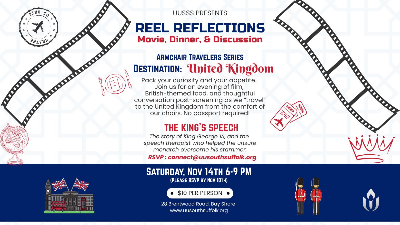 Reel Reflections: Movie, Dinner & Discussion - THE KING'S SPEECH 