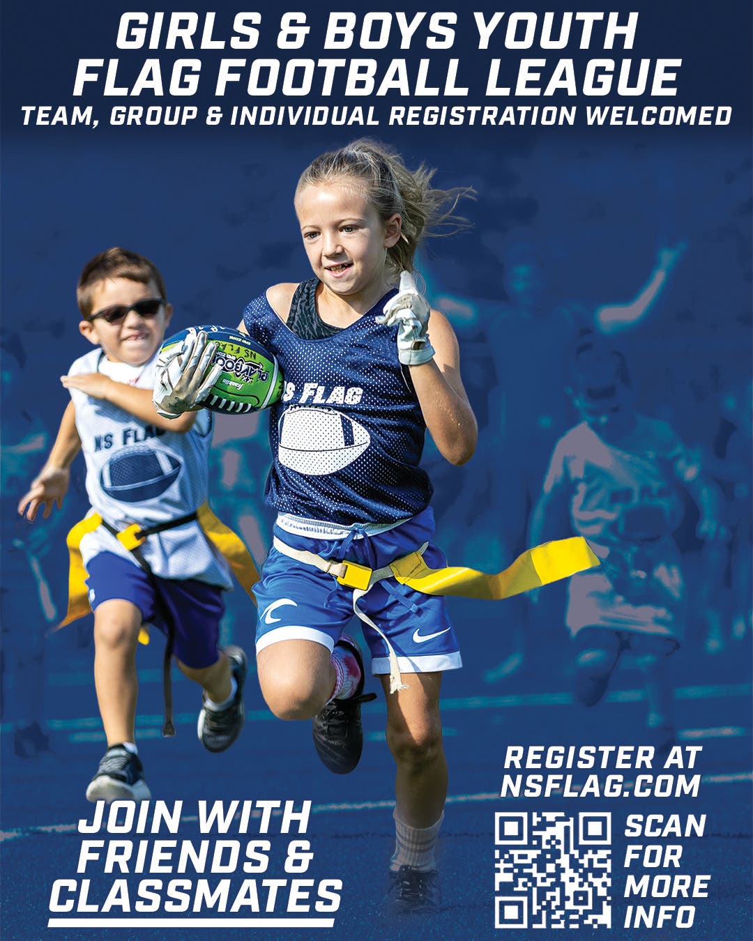 Fall II 2026 Girls & Boys Youth Flag Football League