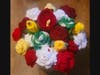 Flowers sent to patients vary in color and style, and come from crafters from all around the U.S.