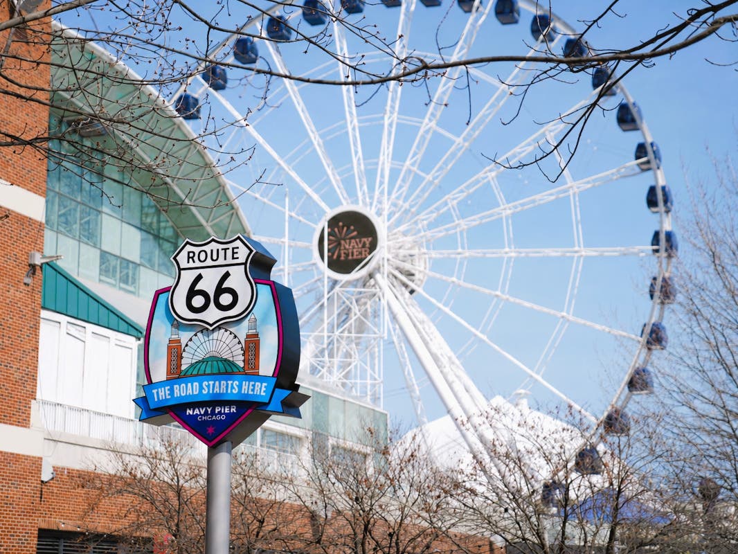 Beginning at 10 a.m. local time, free rides will be offered for 66 minutes aboard the world-famous Navy Pier Centennial Wheel and Pacific Park Pacific Wheel in celebration of Route 66.