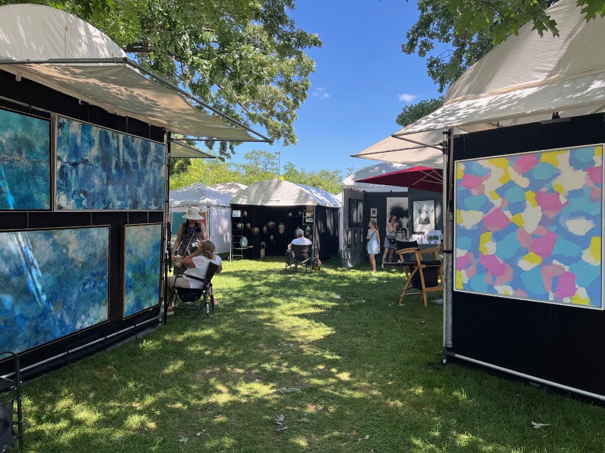 Art in the Village will run from 10 a.m. to 5 p.m. on June 13 and 14 in the Hubbard Woods Design District.