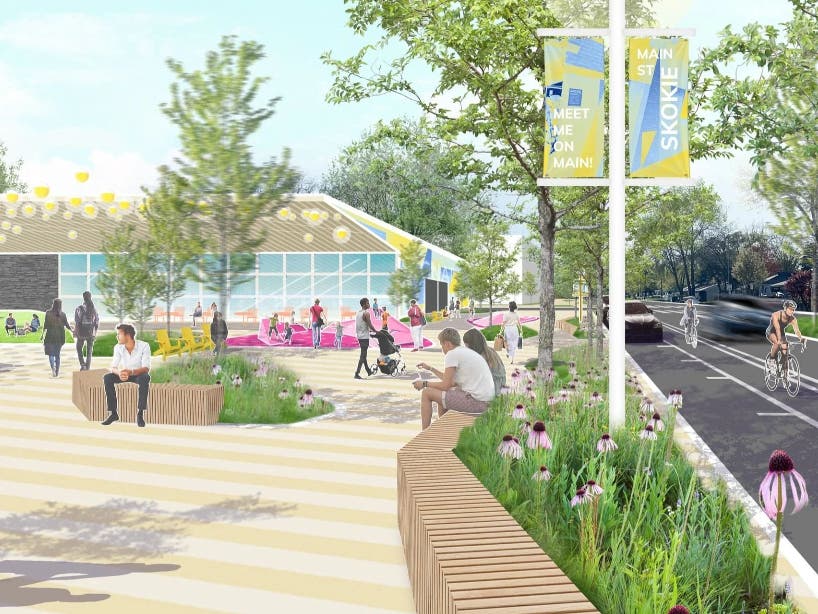 Main Street In Skokie Set For Streetscape Upgrades