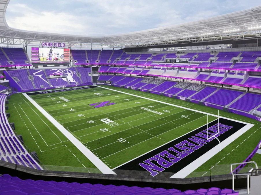 Ryan Field will make its public debut on Oct. 2, hosting Penn State for the inaugural game at the new stadium.