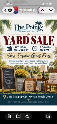 The Pointe Yard Sale