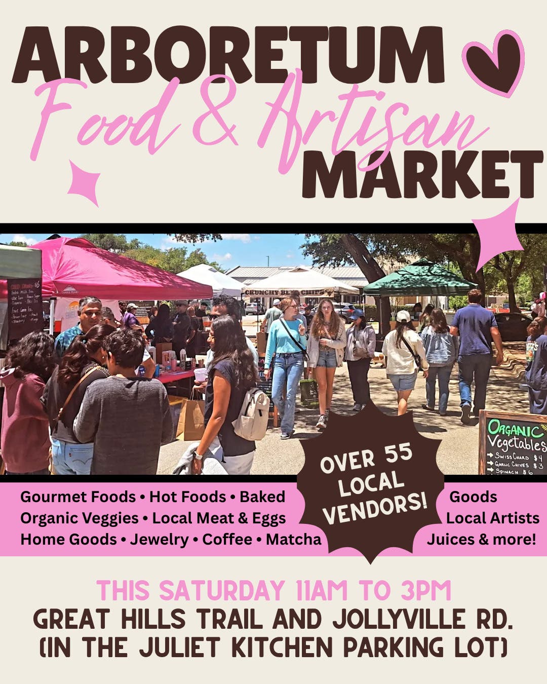 Arboretum Food and Artisan Market Over 55 Vendors! 