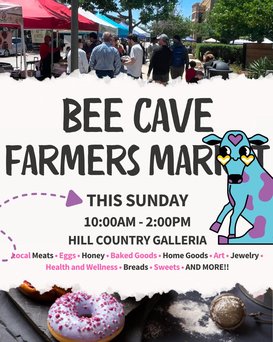 Bee Cave Farmers Market this Sunday!