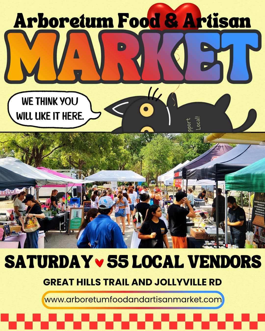 Arboretum Food and Artisan Market Over 55 Vendors! 