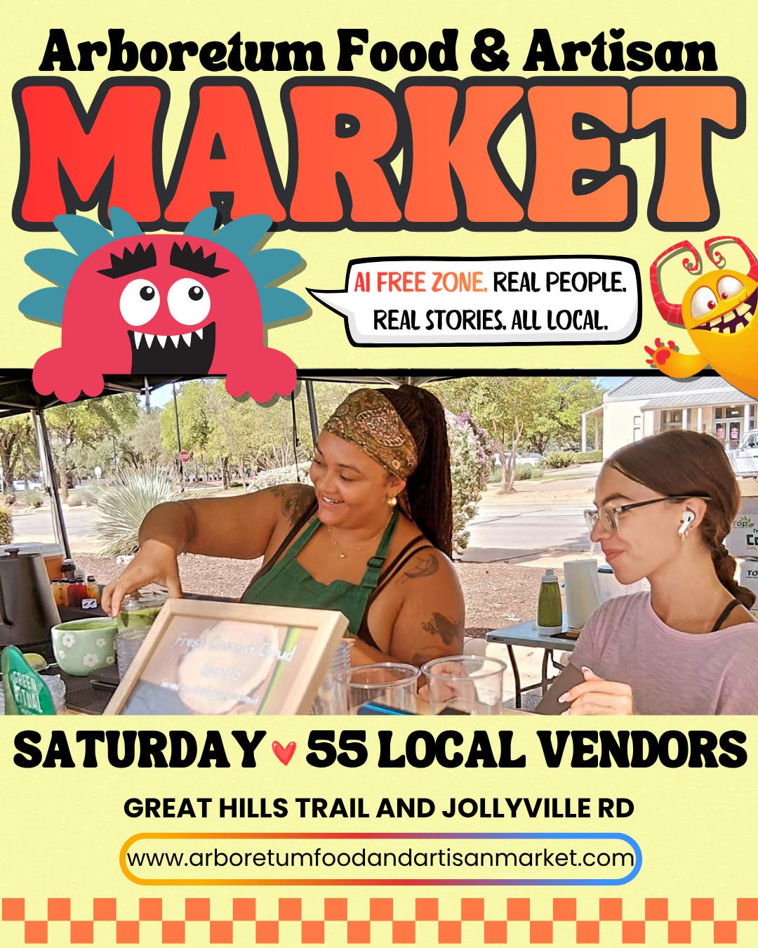 Arboretum Food and Artisan Market Over 55 Vendors! 