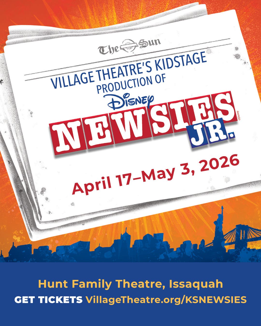 KIDSTAGE Disney's Newsies JR.