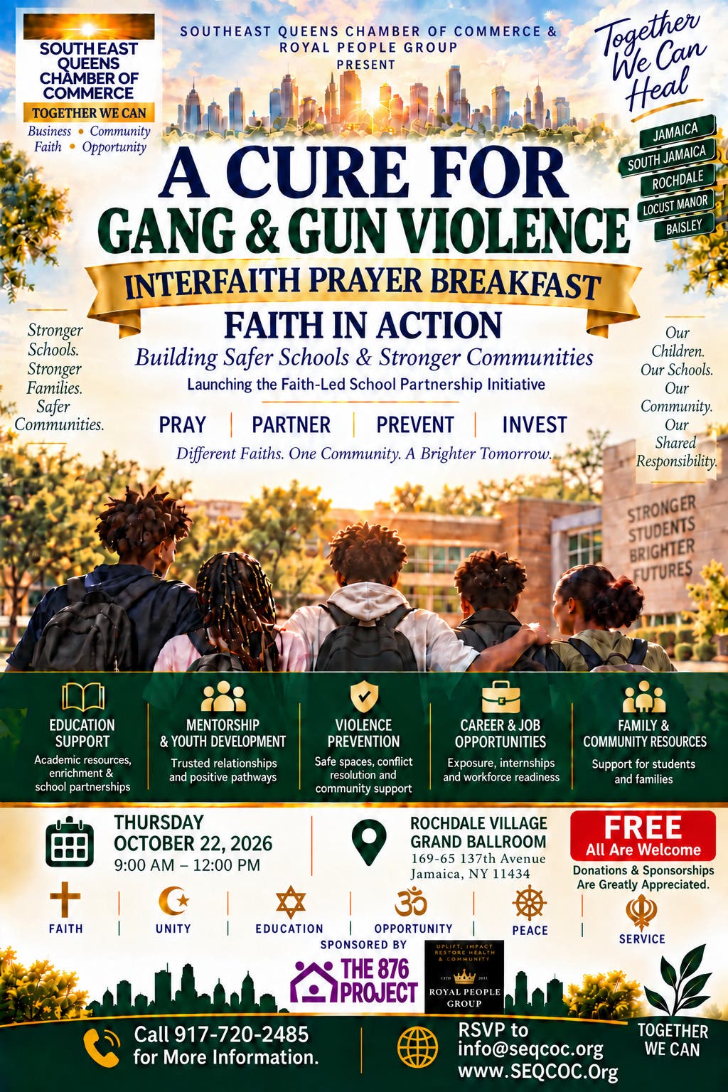 A Cure For Gang & Gun Violence Interfaith Prayer Breakfast