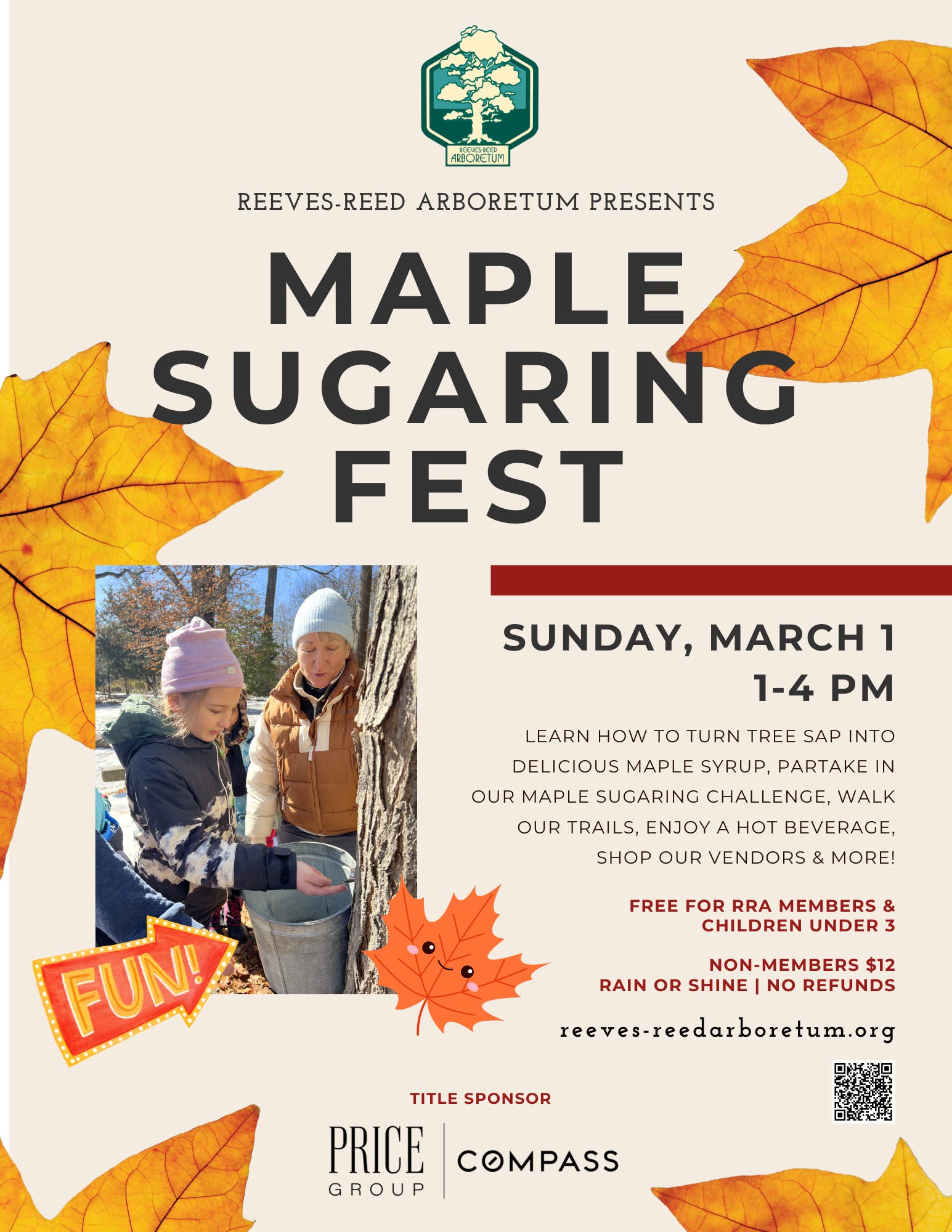 Maple Sugaring Fest at Reeves-Reed Arboretum - Cancelled*