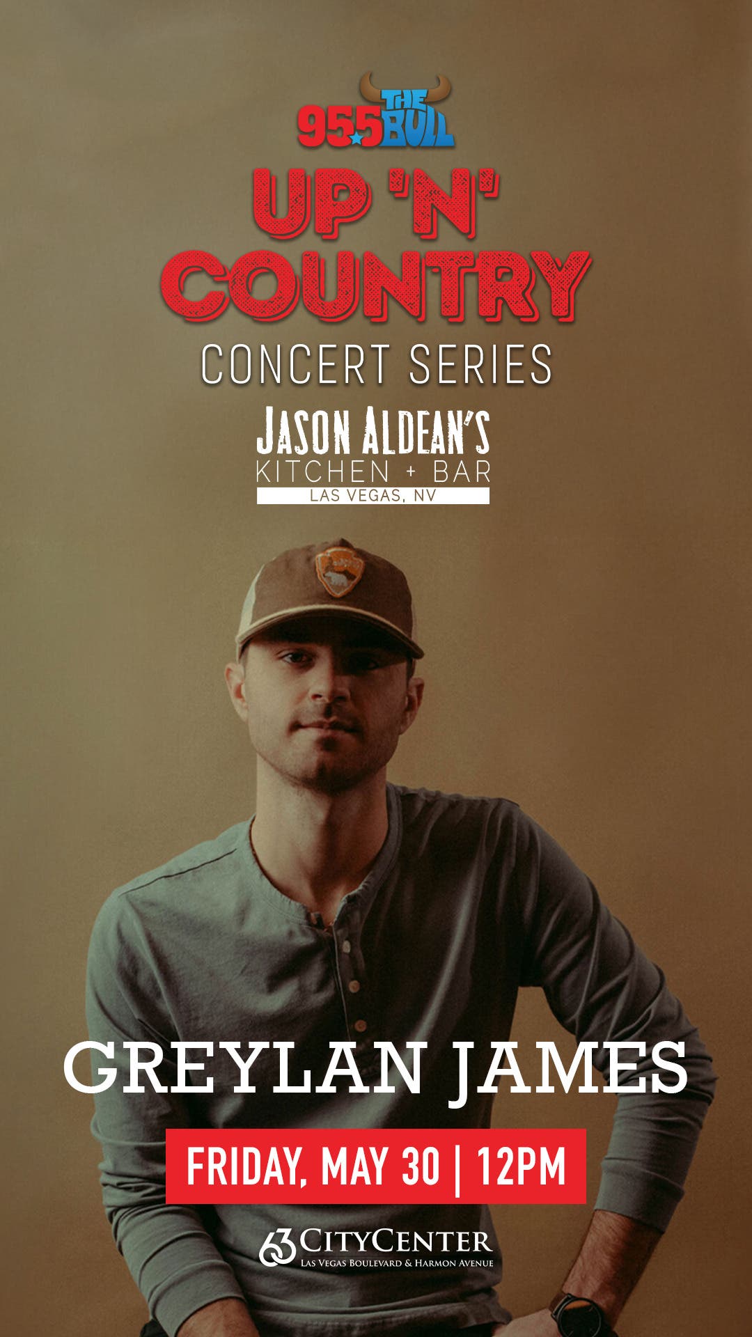 Up 'N' Country at Jason Aldean's Kitchen + Bar with Greylan Games