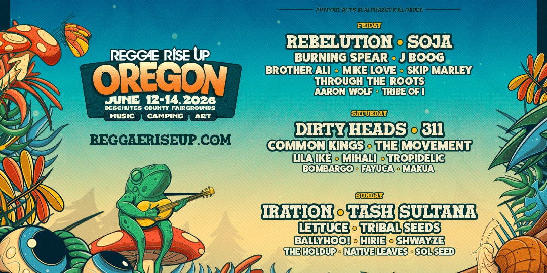 Reggae Rise Up Oregon Festival 2026