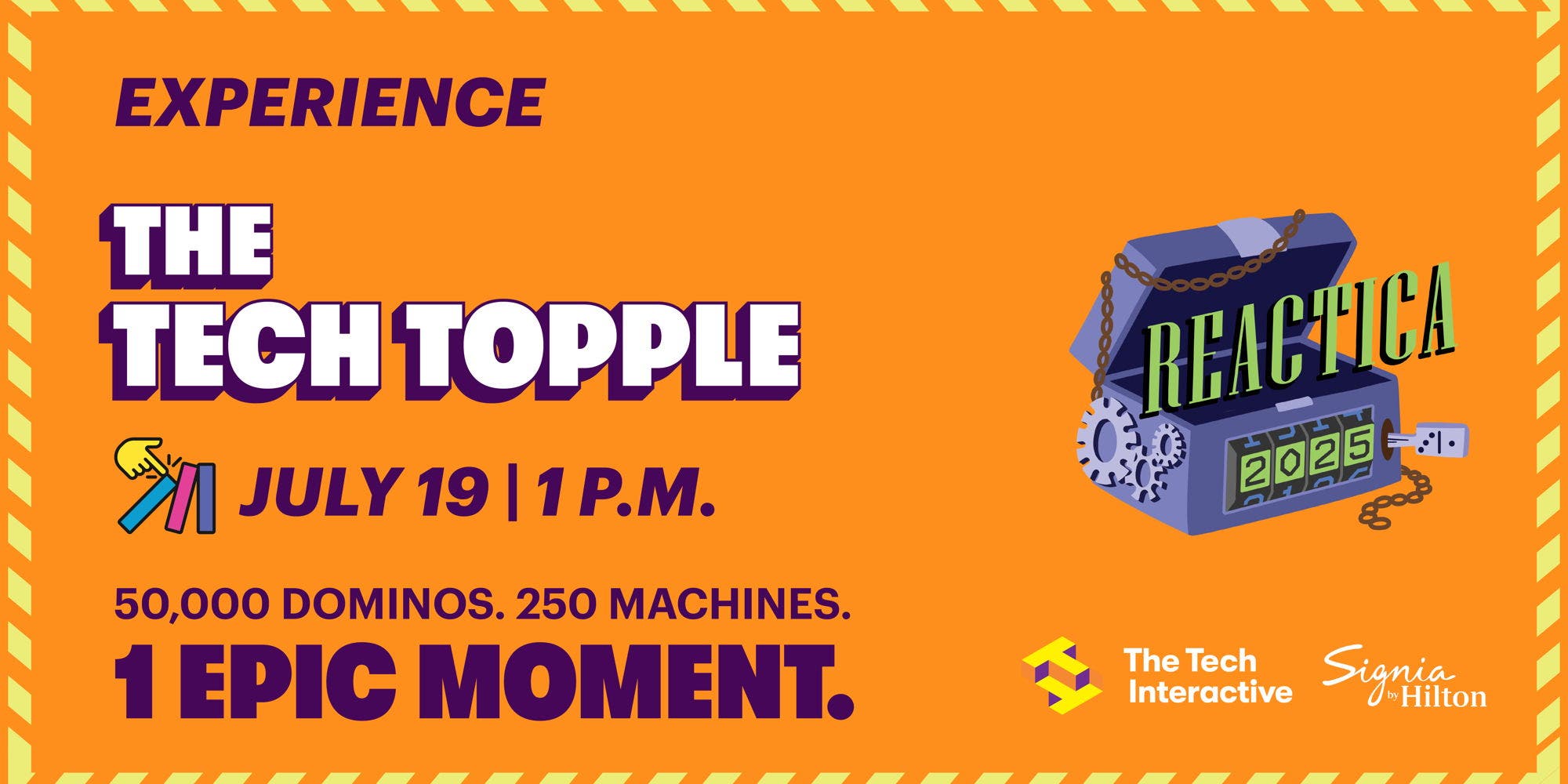 The Tech Topple: The Largest Live Domino Build in California