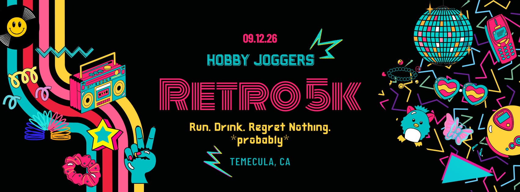 Retro 5K (Stroller/Dog/Beginner Friendly Fun Run!) | Temecula. CA